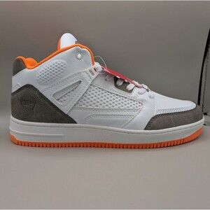 NEW PHAT FARM Men's Barkley UL White/Grey/ Orange Sneakers SZ 10 617911-12W1 NIB